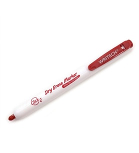 Writech Basmalı Dry Erase Markör Kalem Kırmızı