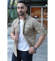 KİŞİYE ÖZEL ERKEK SPOR GÖMLEK - TAKTİK GÖMLEK - CEKET GÖMLEK