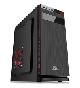 POWER BOOST VK-B001S 300W 1x8CM FAN MIDI TOWER SHINY PIANO SİYAH KASA