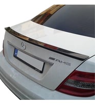 Mercedes W204 Uyumlu C180 Spoiler (Fiber) (Renksiz)