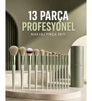 Profesyonel Makyaj Fırça Seti 13 Parça Yumuşak Kıllı Fırça Seti Far Fırçası