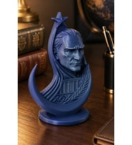 Ay Yıldızlı Atatürk Dekoratif Mini Biblo