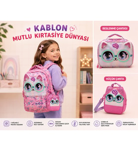 Vest Desenli Çanta seti 3 lü