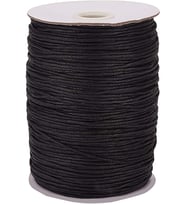 Mumlu Ip Bileklik-kolye Ipi Siyah 1.5  Mm 500 Metre