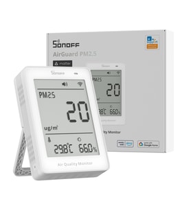 SONOFF AirGuard PM2.5/PM10 Matter Akıllı Hava Kalitesi Ölçüm Cihazı SAWF-07P