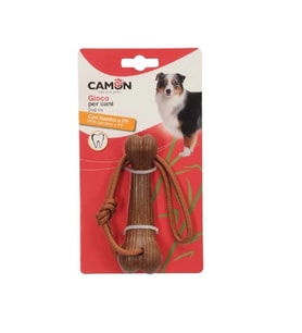 Camon Pp, Bambu Ve İpten Eğlenceli Kemik Şeklinde Köpek Oyuncak 16,5 Cm