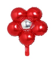 Folyo balon çiçek modeli kırmızı 18 ınc 40cm pk:1-