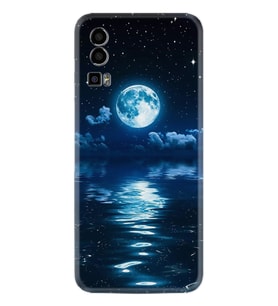 General Mobile GM 23 Kılıf Resimli Desenli Baskılı Silikon Night Moon 1133