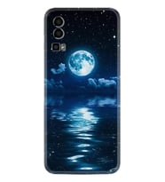 General Mobile GM 23 Kılıf Resimli Desenli Baskılı Silikon Night Moon 1133
