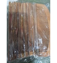 Ahşap Tarak 12'li Paket Dar Dişli Oval