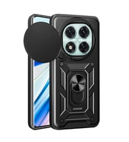 Xiaomi Redmi Note 14 Pro 5G Uyumlu Kılıf Magnetik Standlı Kamera Korumalı Zore Sürgülü Vega Kapak