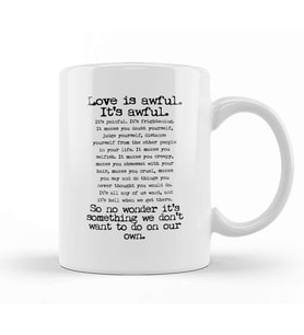 Fleabag Love Quote Fleabag Wedding Speech Kupa Bardak Porselen
