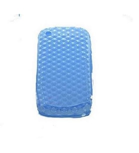 BlackBerry 9300 3G ile Uyumlu Şeffaf Silikon Kılıf Beyaz