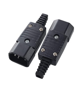 Ayt C15 Power Seyyar Dişi Fiş Pc Monitör Soket Tipli Power Güç Kablosu Ucu