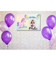 Gifttime Çocuklara Özel Resimli Doğum Günü Posteri 50 x 35