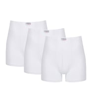 Thermoform Bambu Erkek Şort Beyaz 3'lü Paket (Çok Renkli)