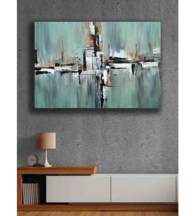 Koç stüdyo Modern tasarım kanvas tablo 50x70 (Çok Renkli)
