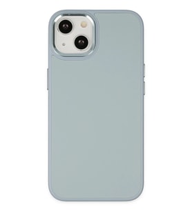 Durukar® iPhone 14 Plus Kılıf Asya Deri Silikon - Sierra Blue