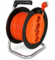Lexroo Makaralı Uzatma Kablosu 3x2.5mm- 20m/30m/40m/50m Güçlü ve Dayanıklı (50 METRE)