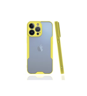 Iphone 13 Kılıf Platin Silikon - Sarı