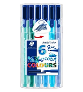 Staedtler Triplus Color Okyanus Renkleri Kalem Seti 6lı