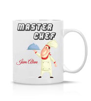 Master Chef Özel Hediye İsimli Çay Kahve Kupa Bardak-Şef1-035