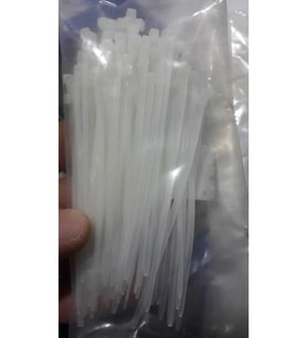 Plastik Kelepçe 2,5 Inç 10 Cm Çırt Kablo Bağı 100 Lü Paket