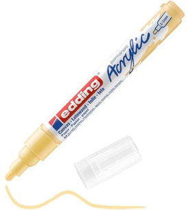 Edding 5100 Akrilik Boyama Markörü 2-3 mm PASTEL SARI 