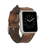 Apple Watch Uyumlu Deri Kordon 38-40-41mm BA3 TN11 Taba