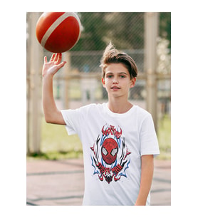 The Amazing Örümcek Adam Baskılı Unisex Kahraman Film Çocuk Tişört (1-12 Yaş)