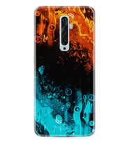 Oppo Reno 2Z 4 Lite 4 Pro 5 6 7 A31 Kılıf Desemli Silikon Orange Blue Color 1665