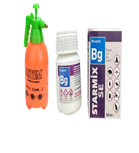 Asyem Pompa 2 lt + Starmix 50 ml (Hamam Böçeği ,Tahta kurusu ,Pire, Haşere ve kene Öldürücü)