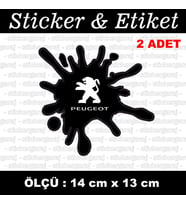 pejo tuning modifiye etiket sticker - 2 adet çıkartma araba motosiklet kask atv tablet pc buzdolabı otomobil bilgisayar uyumlu