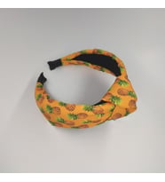 Turuncu Ananas Desenli Düğümlü Taç