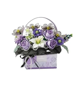 VAGONLIFE LOZ 1952 LEDLİ MOR GÜL BUKETİ 1179 PARÇA BLOCK OYUNCAK 15+
