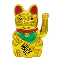 Maneki Neko El Sallayan Şans Kedisi Pilli No.3 Alk2933