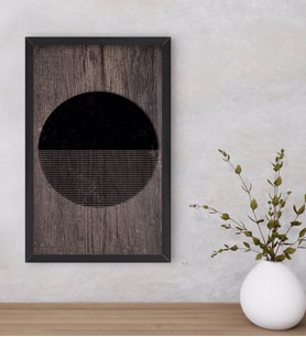 BK Home Modern Art Dekoratif Ahşap Siyah Çerçeveli Tablo-5