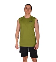 Joma Sprint - Haki Pamuklu Kolsuz Erkek T-shirt - 4231114