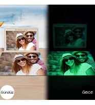 BK Gift Kişiye Özel Fotoğraflı 1000 Parça Fosforlu Profesyonel Puzzle 50x70 cm – Karanlıkta Parlayan Puzzle, Sevgiliye ve Arkadaşa Hediye