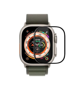 Apple Watch 8 49mm Uyumlu Polymer Nano 0.5 mm Watch Ekran Koruyucu (Şeffaf)