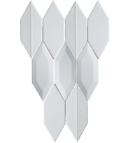 Armada Çini 05X15 Cm Metro Yaprak Beyaz Seramik