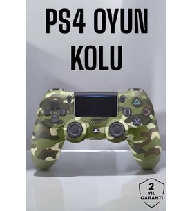 PS4 Oyun Kolu Kamuflaj Desenli Joystick