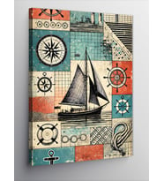Kanvas Tablo Yelkenli ve Nautical Teması