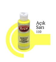 Rich Master Akrilik Boya 120 cc. 110 Açık Sarı 