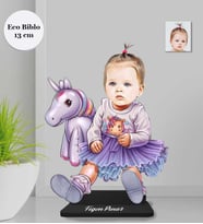 Kişiye Özel Çocuk Kız Ahşap Eco Biblo -5