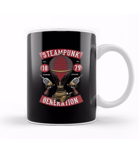 Steampunk Generation Kupa Bardak Porselen