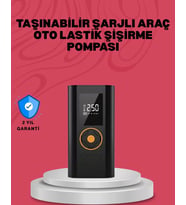 Çok Amaçlı Dijital Lastik Pompası Araç Bisiklet Top Uyumlu