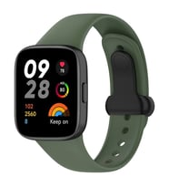 Xiaomi Redmi Watch 3 Origin Silikon Kordon (SAAT DEĞİLDİR) - Koyu Yeşil
