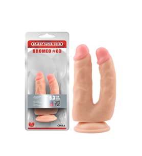 Çiftli Kıkırdaklı Gerçekçi Dildo