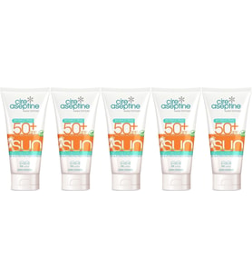 Cire Aseptine Sun Güneş Koruyucu Kremi Çocuk 50+ SPF 150 ML (5 Li Set)
